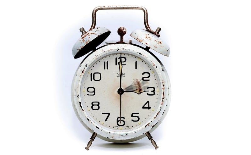 Clock Symbolizing Time Travel